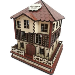 Plaket Home Kişiye Özel Dekoratif Ahşap Büyük Tarihi Konak