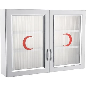 Pvc 2 Kapak Ecza Dolabı Polikarbon