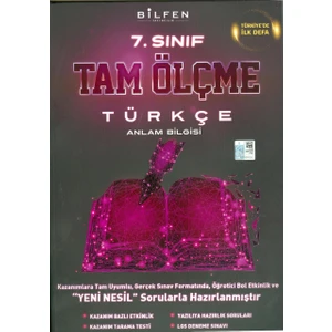 Bilfen Yayınları 7. Sınıf Türkçe Tam Ölçme Yeni