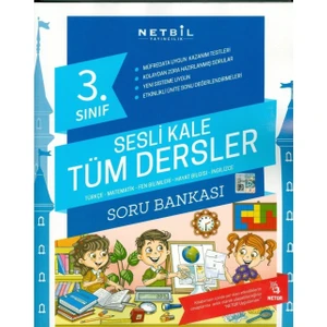 Netbil Yayınları 3. Sınıf Sesli Kale Tüm Dersler Soru Bankası