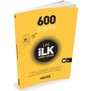Hız Yayınları 600 Soruda LGS İlk Dönem Tekrarı