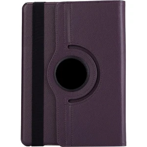 Crescent Samsung Galaxy Tab A 10.5"  T590/T595/T597 Resistance Dönebilen Tablet Kılıfı + Stylus Kalem  Mor