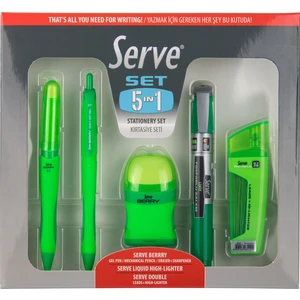 Kırtasiye Seti 5'li 0.7 mm Yeşil