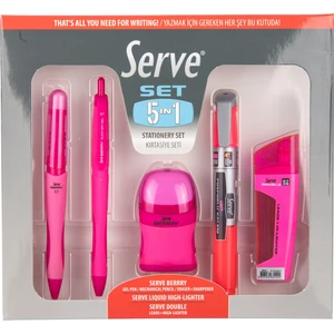 Kırtasiye Seti 5'li 0.7 mm Pembe