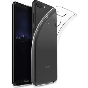 Tekno Grup Huawei Honor 9 Lite Silikon Kılıf Şeffaf + Nano Ekran Koruyucu Şeffaf