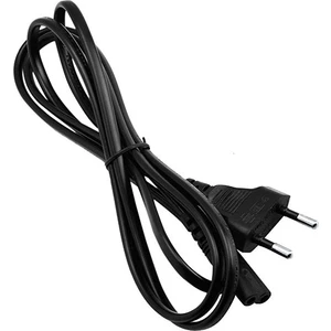 power güç kablosu tv-radyo -notebook adaptör 2 pin teyip fişi