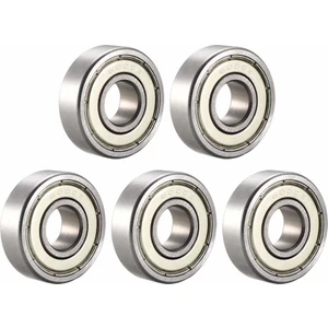 Dünya Magnet Rulman, 5 Adet 6000ZZ Metal Mühürlü 7X19X6 Bilya Rulman