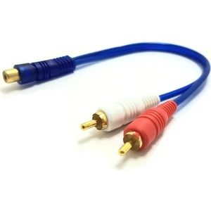 1rca Dişi - 2rca Erkek 30 cm Y Kablo
