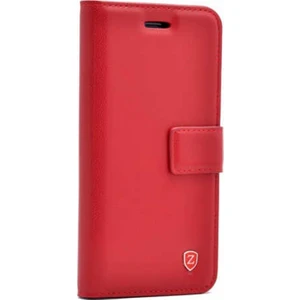 Apple iPhone 11 Kılıf Delüx Cüzdan Kartvizitli Para Gözlü Kopçalı + Nano Glass Kırmızı