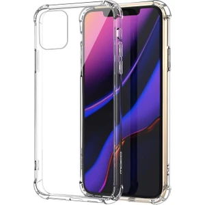 Apple iPhone 11 Pro Max Kılıf AntiShock Ultra Koruma Sert Kapak Şeffaf