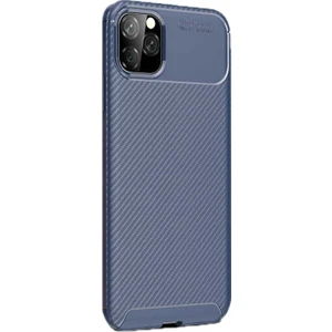 Apple iPhone 11 Pro Kılıf Negro Karbon Dizayn Silikon Lacivert