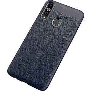 Case Street Samsung Galaxy A20s Kılıf Niss Silikon Lacivert