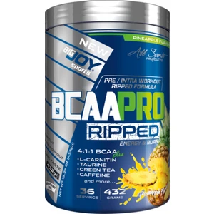 Bigjoy Sports Bcaapro Ripped Bcaa L-Carnitine  Taurine Caffeine Amino Asit  432g