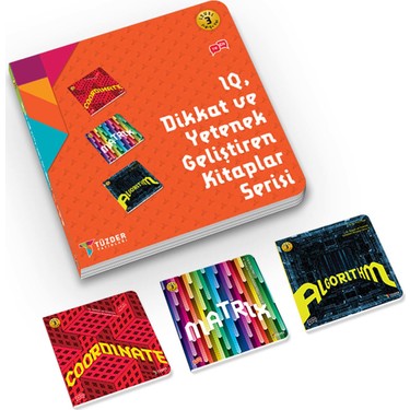 IQ Dikkat ve Yetenek Geliştiren Kitaplar Serisi Level 3 Kitabı