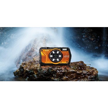 Ricoh Wg-6 Dijital Kompakt Outdoor Fotoğraf Makinesi Turuncu
