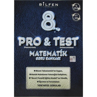 Bilfen Yayınları 8. Sınıf Pro&Test Matematik Soru