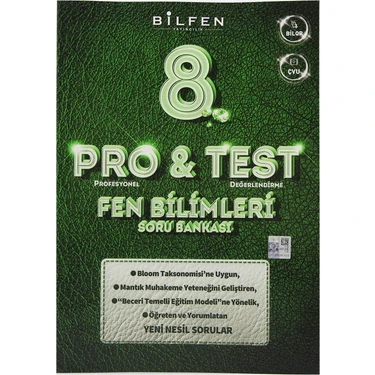 Bilfen Yayınları 8. Sınıf Pro&Test Fen Bilimleri Soru