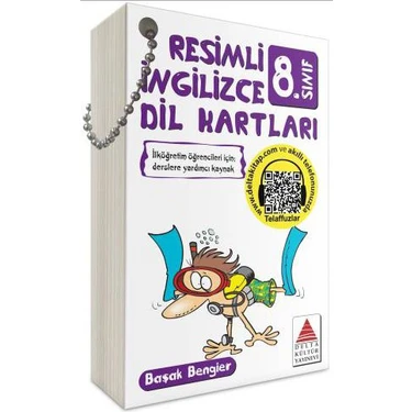 Delta Kültür Yayınevi Delta Resimli İngilizce Dil Kartları 8. Sınıf - Başak