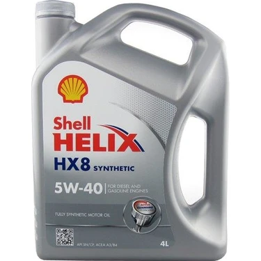 Shell Helix HX8 5W-40 4 Litre Motor Yağı (Üretim Yılı: