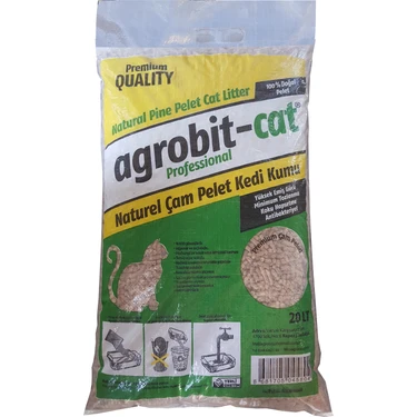 Agrobit Cat Kedi Kumu Çam Pelet 20 l Çv