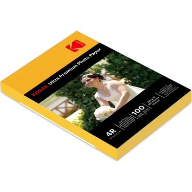 Kodak Ultra Premium Glossy,Parlak 10x15 260Gr/m²  Fotoğraf Kağıdı 100