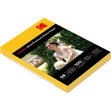 Kodak Ultra Premium Glossy,Parlak 13x18 260Gr/m²  Fotoğraf Kağıdı 100