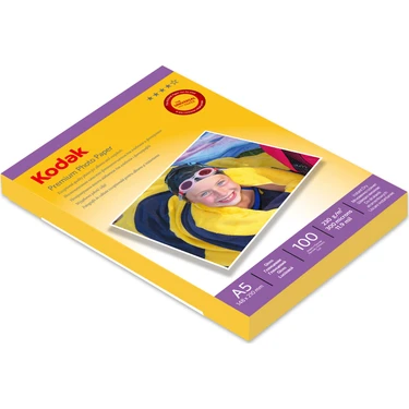 Kodak Premium Glossy,Parlak 15x21 230Gr/m²  Fotoğraf Kağıdı 100