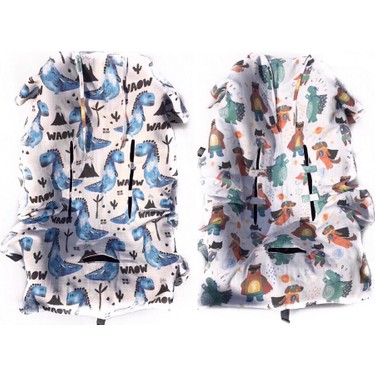 Pamuk Atolyesi Dinazorlu Maskeli Hayvanli Muslin Bebek Oto Fiyati