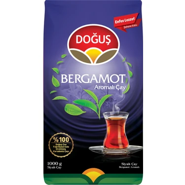 Doğuş Bergamot Aromalı Siyah Çay 1 kg %100 Karadeniz Harmanı Yoğun Aroma ve Zengin