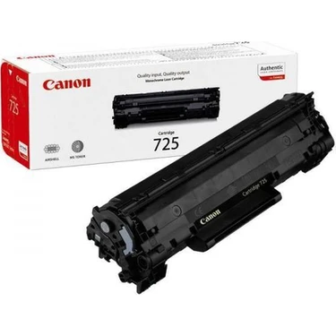 Canon CRG-725 Toner - Canon I-Sensys LBP6000 - LBP6000B - LBP-6020 - LBP6030W - MF3010 Sıfır