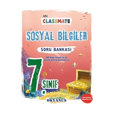 Okyanus 7 Sinif Classmate Sosyal Bilgiler Soru Bankasi Kitabi