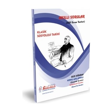 Ilkumut Aof Klasik Sosyoloji Tarihi Kitabi Ve Fiyati