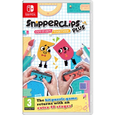 Snipperclips: Cut It Out Together Switch Oyun (Resmi Distribütör