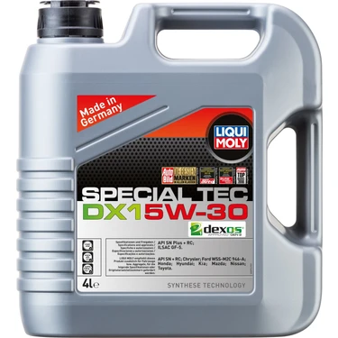 Liqui Moly Special Tec DX1 5W-30 4 Litre Motor