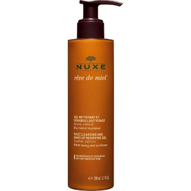 NUXE Reve De Miel Gel Nettoyant et Démaquillant Visage 200