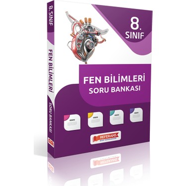 Referans Yayinlari 8 Sinif Fen Bilimleri Soru Bankasi Kitabi