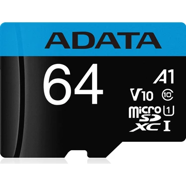 Adata 64GB Premier microSDXC Card with Adapter UHS-I Class10 V10 Hafıza