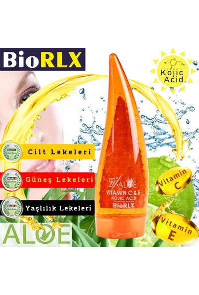 Biorlx %99 Aloe Vera Vitamin C&e Kojik Asit Jel