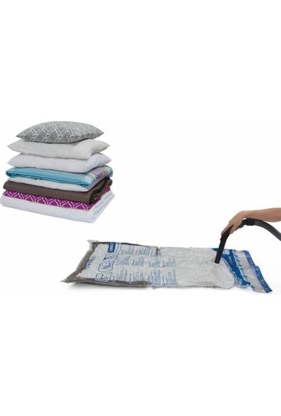 Seç & Al Magic Saver Bag Büyük Boy Vakumlu Hurç Yorgan Hurcu Vakumlu Hurc Poşet Saklama Torbası