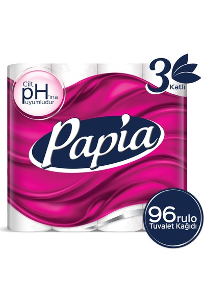 Papia Tuvalet Kağıdı Jumbo Paket 96 Rulo