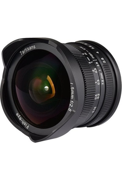 7artisans 7.5mm F2.8 APS-C Fisheye Fixed Lens (Canon EOS-M Mount)