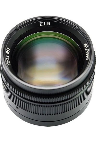 7artisans 50mm F1.1 Fixed Lens (Leica M-mount) Siyah