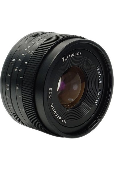 7artisans 50mm F1.8 APS-C Lens (Fuji FX-Mount)