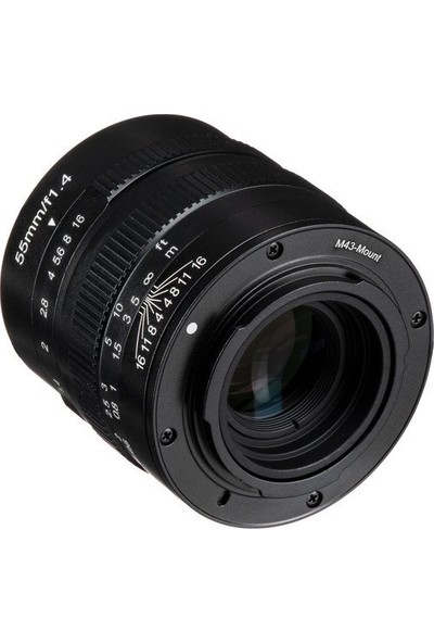7artisans 55mm F/1.4 APS-C Manual Fixed Lens (M43-Panasonic Olympus Mount)
