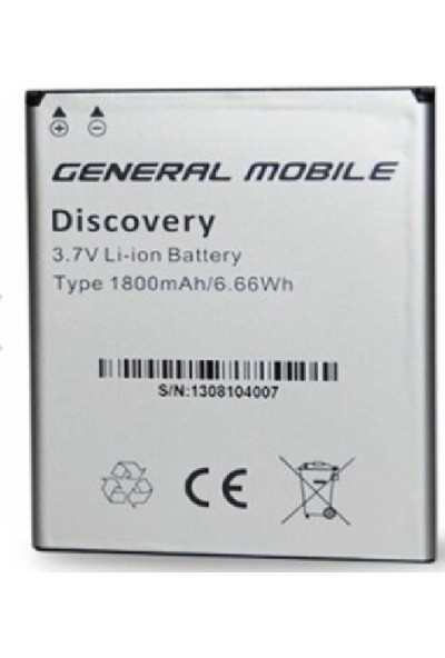 GMC General Mobile Dıscovery / E3 Batarya Maxpoint