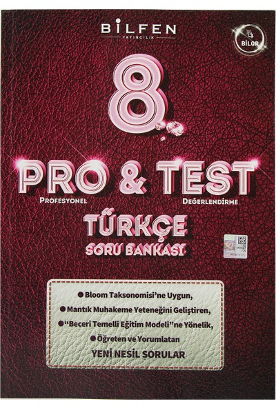 Bilfen Yayıncılık 8. Sınıf Pro&Test Türkçe Soru Bankası