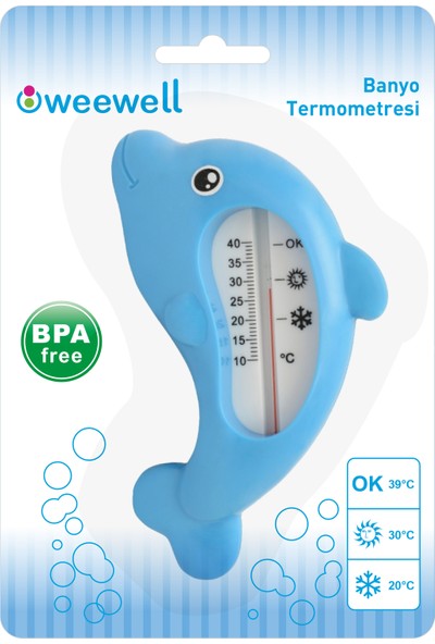 Weewell Banyo Termometresi Mavi