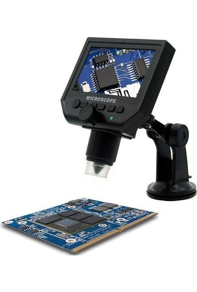 Powermaster G600 4.3'' LCD Ekranlı 1-600X 3.6mp Hd Dijital Şarjlı Mikroskop
