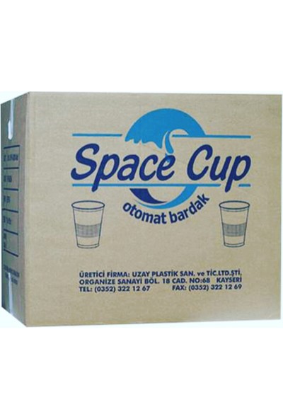 Space Cup Plastik Bardak 3000 Adet Koli