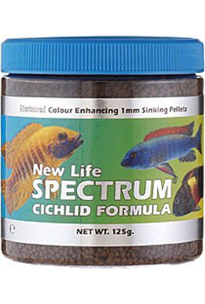New Life Spectrum Cichlid Formula 125 Gr. Çiklit Balığı Yemi
